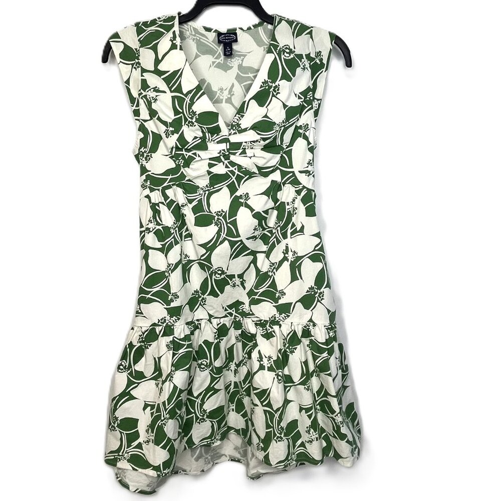SCOOP Cotton Dress, Hi-Lo Hem, Pockets, Women's/Misses Size 4/6